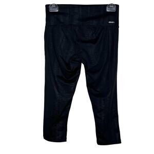 Adidas Women's Climalite Mid Rise Leggings -  Embossed Tight Crop Sz Small